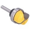 Mxzzand Core Box Router Bit 6 mm Shank Bowl and
