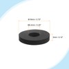 PATIKIL 20pcs Flat Rubber Washers 19mm OD x 6.4mm Inner