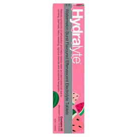 Hydralyte Electrolyte Effervescent Tab (Watermelon Burst Flavour) X 20