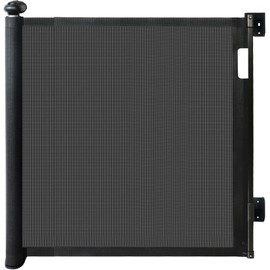 Home Harbor Retractable Door Gates for Kids and Pets - Wide Baby Gate for Child Safety, Hallways, Doorways, Stairs, Indoor and Outdoor - 55” Tall and Extends up to 71” (33x55) (33x55)