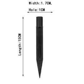 Wensmy 10PCS Solar Torch Lights Stakes Plastic Ground Spikes Solar Torch Light Replacement Spikes Lawn Light Stakes Landscape Light Holder for Yard Pathway Lamps