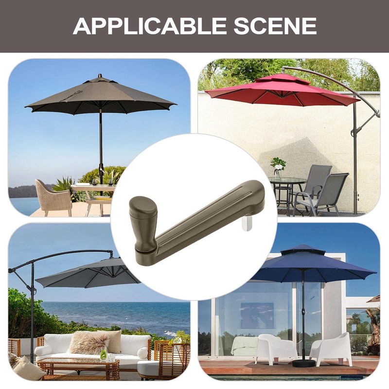 Patio Umbrella Parts, Outdoor Sunshade Crank Handle, Canopy Accessories, Crank