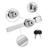 12Pack Display Case Lock Showcase for Sliding Glass Door, Lock