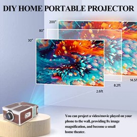DIY Projector Home Cinema Projector Second Generation for Portable Smartphones