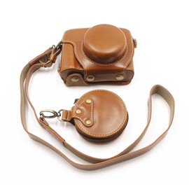 SIUTATDSH Camera Case, PU Leather, Suitable for Olympus PEN E-P7 E P7 EP7 Case, Liner Case, Camera Holder, Shockproof, Shockproof and Convenient (Brown)
