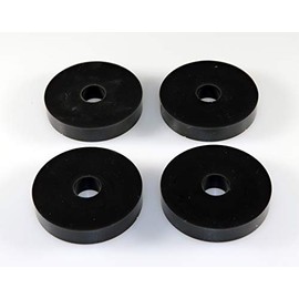 Sorbothane Premium Vibration Isolation Washer (2" OD x 0.5" ID x 0.375" Thick, 70 Durometer (Hard))