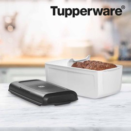 Tupperware BreadSmart Bread Bin with Practical Box Separator BPA-Free Baked Goods Stay Fresh Longer Less Waste