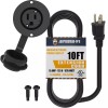 Journeyman-Pro 10 Foot 15 AMP 120V Shed Building Outdoor Power