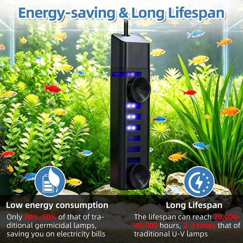 DaToo LED Aquarium Clean Light 3 W Fish Tank LED