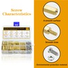 Csdtylh 320Pcs M3 Motherboard Standoffs&Screws&Nuts Kit, Hex Male-Female Brass Spacer