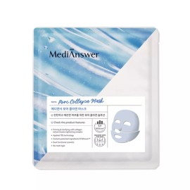 Collagen ++ MediAnswer Pore Collagen Mask, 1 | 5 | 10 I 15 I 20 I K-Beauty, FREE SHIP, GIFT - Pack of 1 Sheet