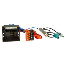 Sound-way Car Radio Installation Kit, 1 DIN / 2 DIN Radio Frame Fascia, Adapter Compatible with Seat Leon II (Typ 1P) 2005-2012