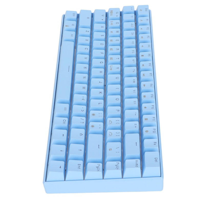 Mechanical Keyboard 82 Keys RGB Three Modes Support Wireless 2.4G