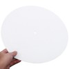 FOMIYES White Vinyl Slipmat Turntable Platter Mat Pad, Anti-static Record