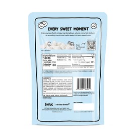 Mallow Pop White Dehydrated Marshmallow with Probiotics, Low Fat, 0.77 Oz, 12 Packs