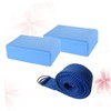 Kisangel Yoga Blocks Stretch Belt Set High Density Eva Yoga