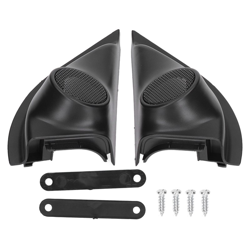 2pcs Door Pillar Tweeter Cover Trim Car Adaptations Replacement for