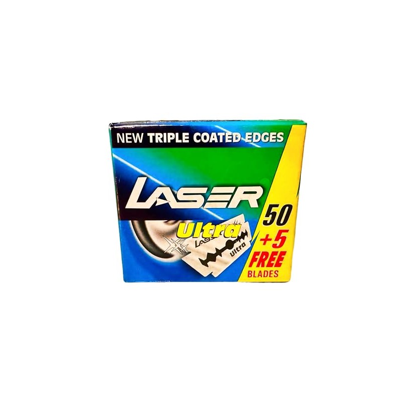 Laser Ultra Razor Blades Pack of 50
