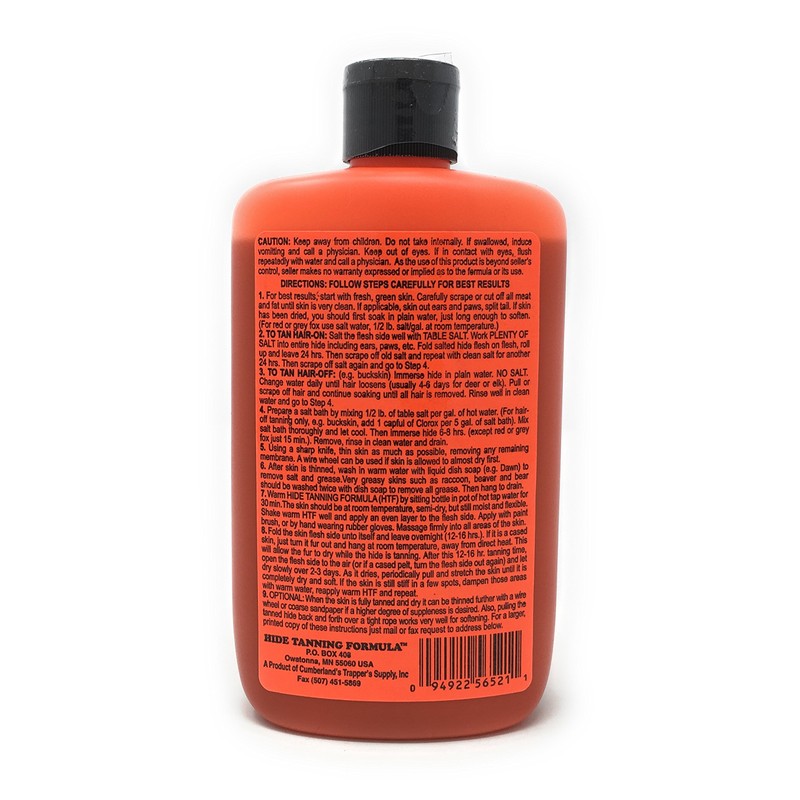 Deer Hunter's & Trapper's Hide & Fur Tanning Formula Multi
