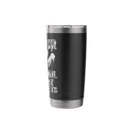 Dog Fur Trail Dirt No Regrets Canicross Trekkng Hiking Dog Stainless Steel Insulated Tumbler