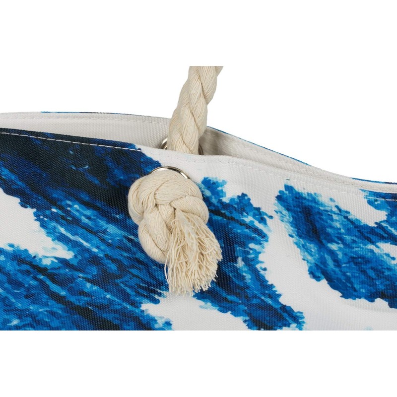 styleBREAKER 02012344 Women's XXL Beach Bag with Batik Swirl Pattern