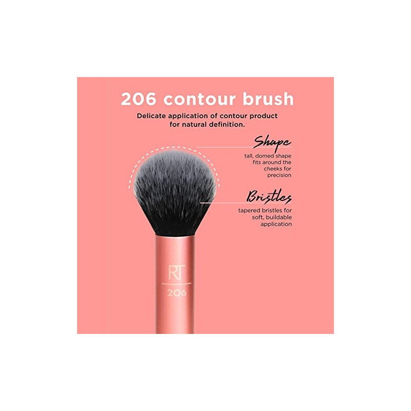 Real Techniques, Flawless Base, Set de Brochas de Maquillaje para