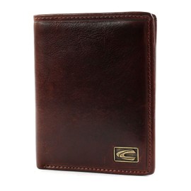 camel active Japan Herren Geldbörse Hochformat RFID Leder Mittelgroß Cognac Braun