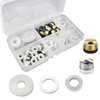 50Pcs Airless Paint Sprayer Gaskets Seal Tip Gaskets Nylon Flat