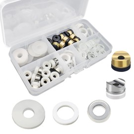50Pcs Airless Paint Sprayer Gaskets Seal Tip Gaskets Nylon Flat Spacers Silicone Gaskets Airless Sprayer Accessories for Airless Tips and Spray Gun Extension Rods