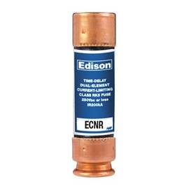 Eaton Bussmann ECNR50 Bussmann Copper Edison ECNR-50, 50 Amp 250VAC/125VDC Dual Element Time Delay Class RK5, Color