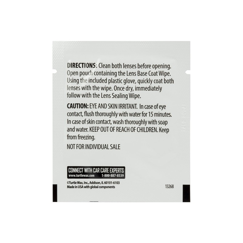 Turtle Wax 51768 Headlight Restorer Kit Headlamp Cleaning Restores Brightness