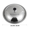 Pot Lid Universal Pot Cover/lid for Frying Pan & Wok