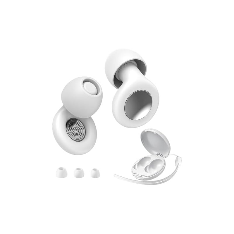 QIKKOP Tapones Auditivos para Dormir, Reducción de Ruido 45 dB,