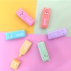 6-Colour Pastel Highlighter Set, Cute Animal Design, Mini Fluorescent Markers