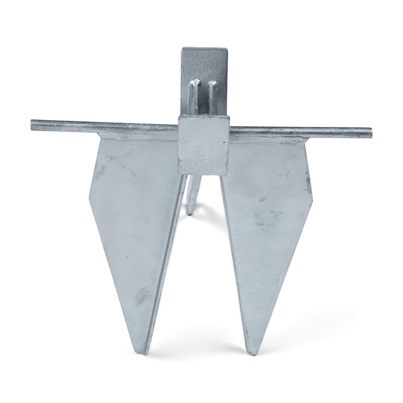 Lewmar Galvanized Steel Fluke Anchor 8 lbs., for Boats up