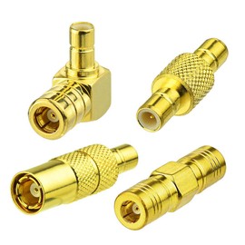 Superbat Sirius XM Radio Antenna Adapter Kit 4Pcs SMB to SMB Conversion Connector for XM Sirius Satellite Radio Antenna Car Aerial Ham Radio Pioneer Alpine Car Stereo