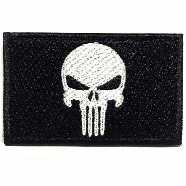 Colisal Velcro Patch Punisher Airsoft Patch Velcro for Backpacks Military