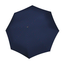 reisenthel Umbrella Pocket Mini - Extremely Lightweight and Flat Pocket Umbrella Made from Recycled PET Bottles - with Large Umbrella Canopy, Mixed Dots Red, Mini, umbrellae