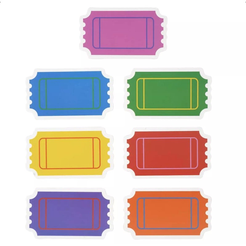 B2c Back to Class Mini Die Cut Ticket Accents 28