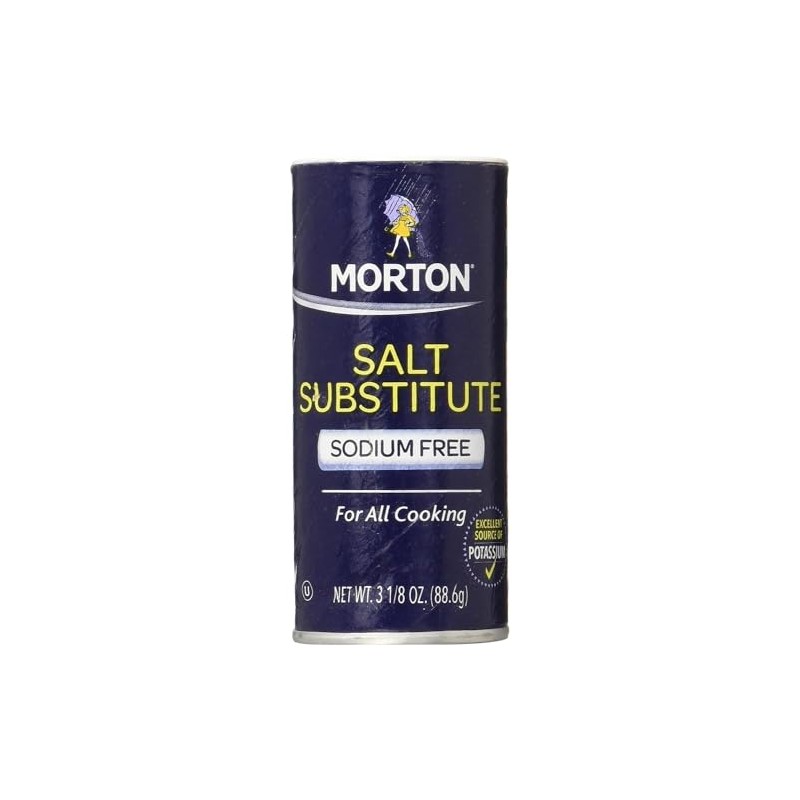 Morton Salt Substitute, Sodium Free, for All Cooking, Excellent Source