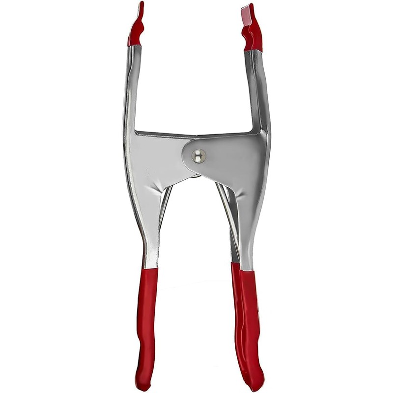 FactorDuty Set of 8-9-Inch Metal Spring Clamp with Red Tip