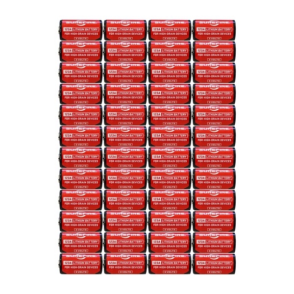 SureFire SF123A Lithium Batteries, 48-Pack