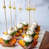 100PCS Fancy Toothpicks for Appetizers, Gold Cocktail Picks for Party