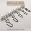 Room/Dividers/Now Curtain Track Hooks 20 Pack - Durable Ceiling Track