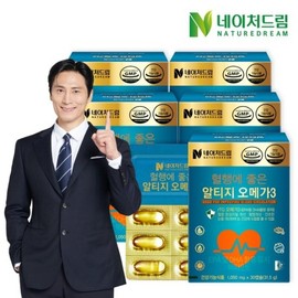 Nature Dream AltiG Omega 3 30 Capsules x 5 Boxes (5 Months) rTG / 네이처드림 알티지 오메가3 30캡슐 x 5박스(5개월) rTG