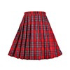 Sunny Fashion Girls Dress V Neck Pleated Hem School Uniform