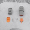 EMSea 4PCS DTM Series 3 Pin Way Male and Female