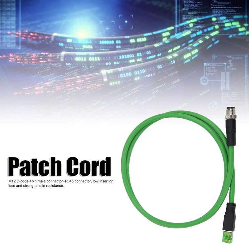 Eujgoov 1 m / 3,28 Pies Cable Blindado Ethernet Industrial