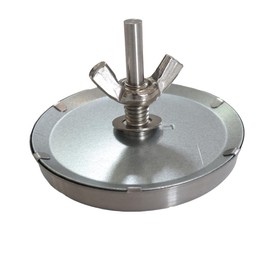 Rivland Termómetro PRO de acero inoxidable para tapaderas de asador y parrilla con tuerca sujetadora rango de temperatura 50°c a 500°c / 100°f a 1000°f
