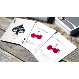 Pure Imagination Cherry Casino House Deck McCarran Silver Playing Cards Poker Size USPCC New